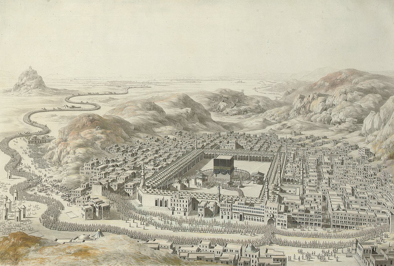 Mekka, 1787 af Louis Nicolas de Lespinasse