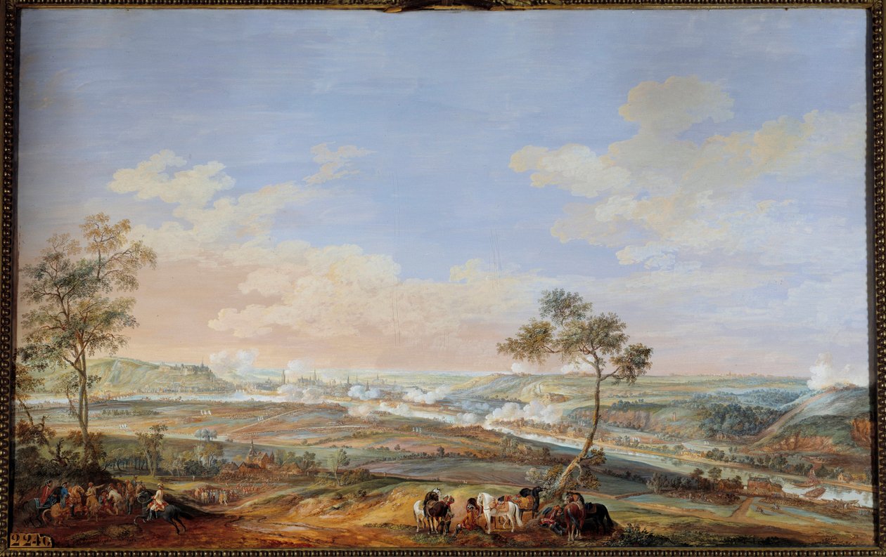War of the Austrian Successiondani af Louis Nicolas van Blarenberghe