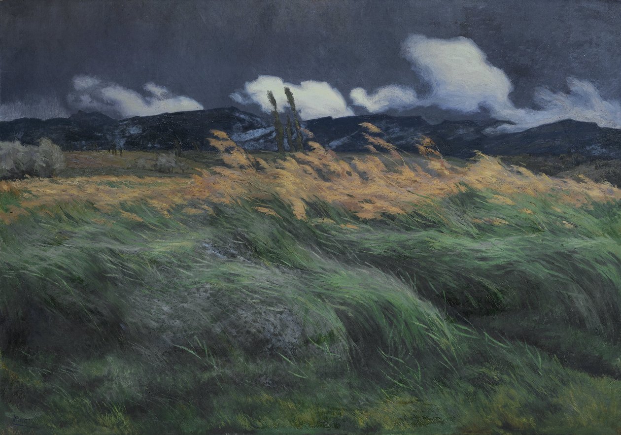 Landskab af Louis Patru (signed by artist)