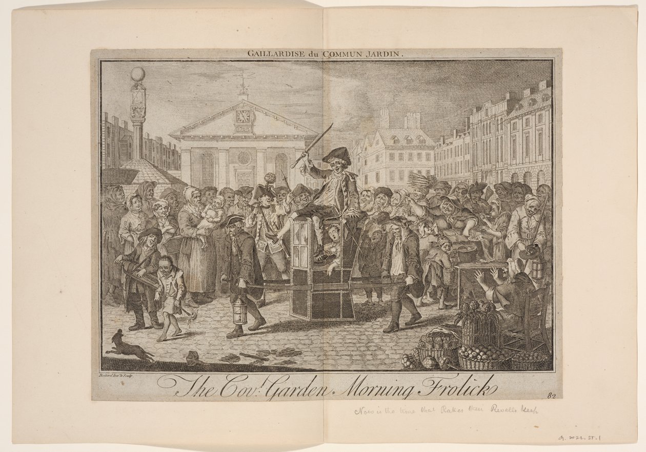 Covent Gardenin aamupala af Louis Philippe Boitard