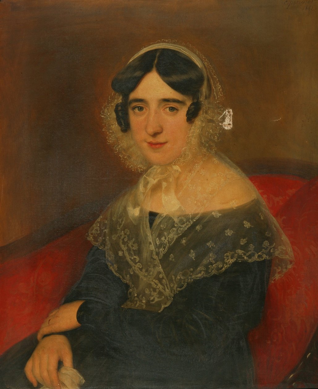 Eliza Crosfield af Louis Pierre Spindler