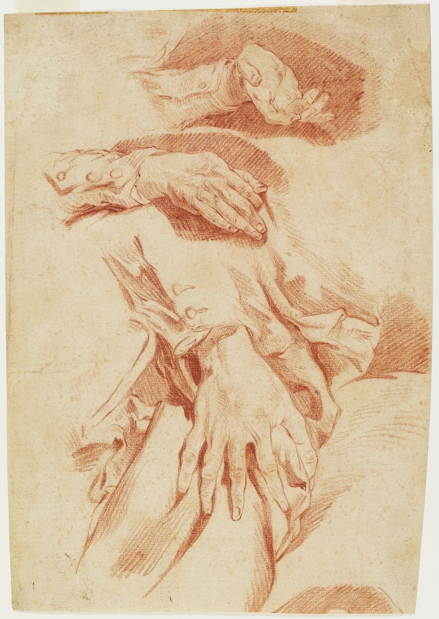Studier af hænder, 1770