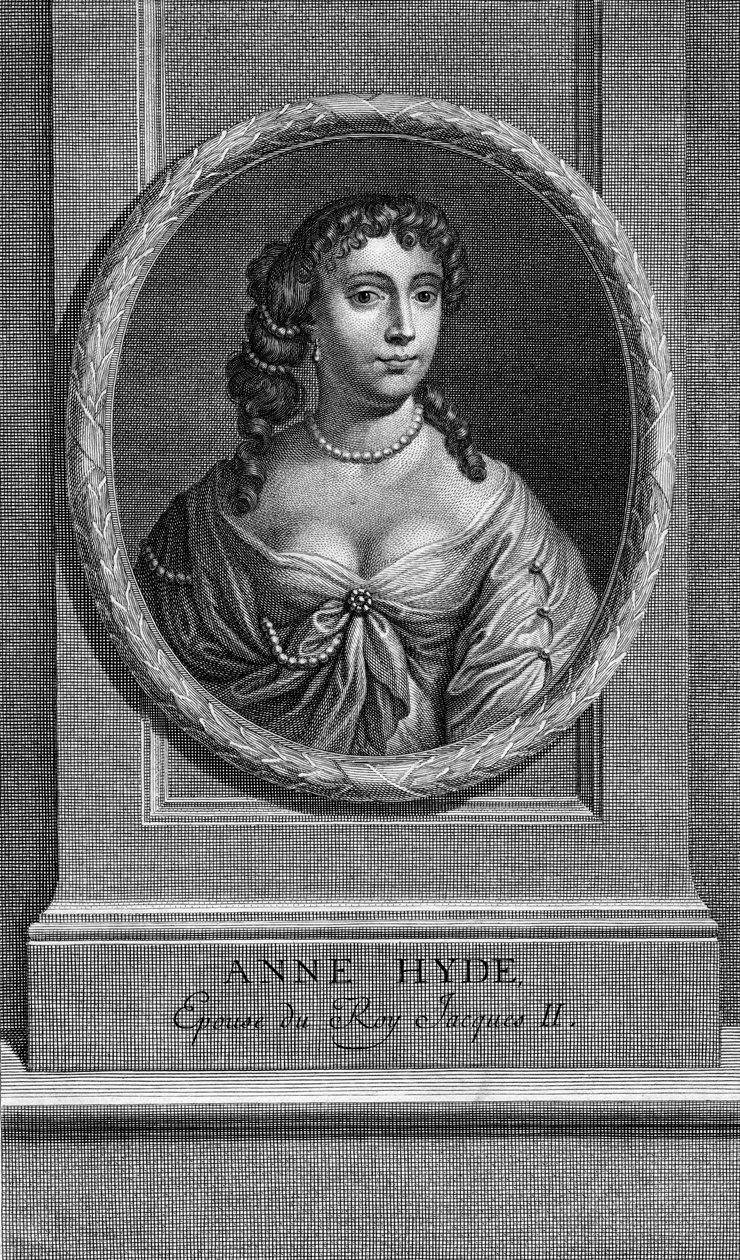 Lady Anne Hyde, c1700-1720. af Louis Simmoneau