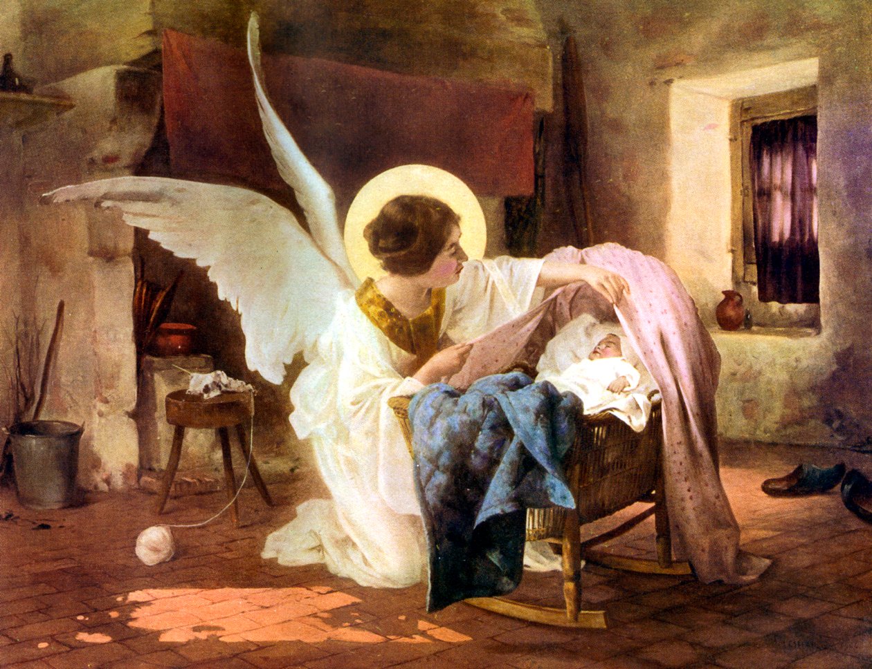Skytsengelen, 1926. af Louis Tessier