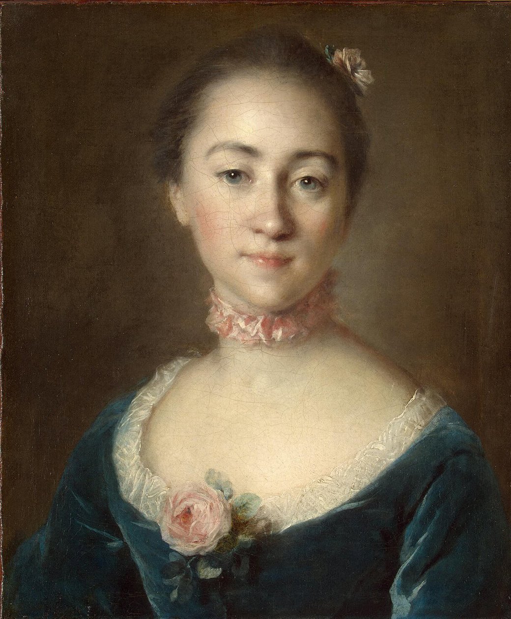 Portræt af konessen Ekaterina Golovkina, 1757 af Louis Tocqué