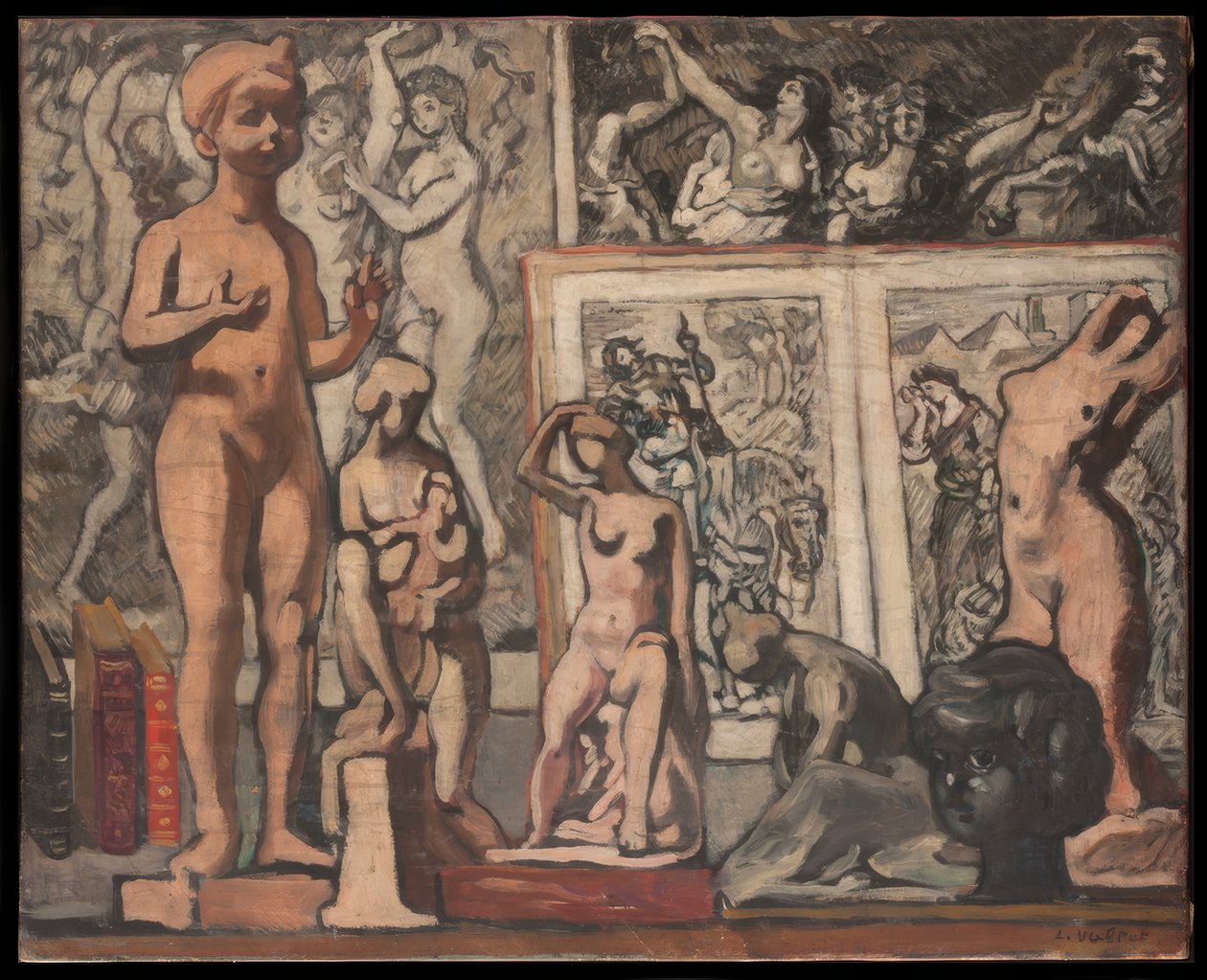 Akademiet for skulptur af Louis Valtat