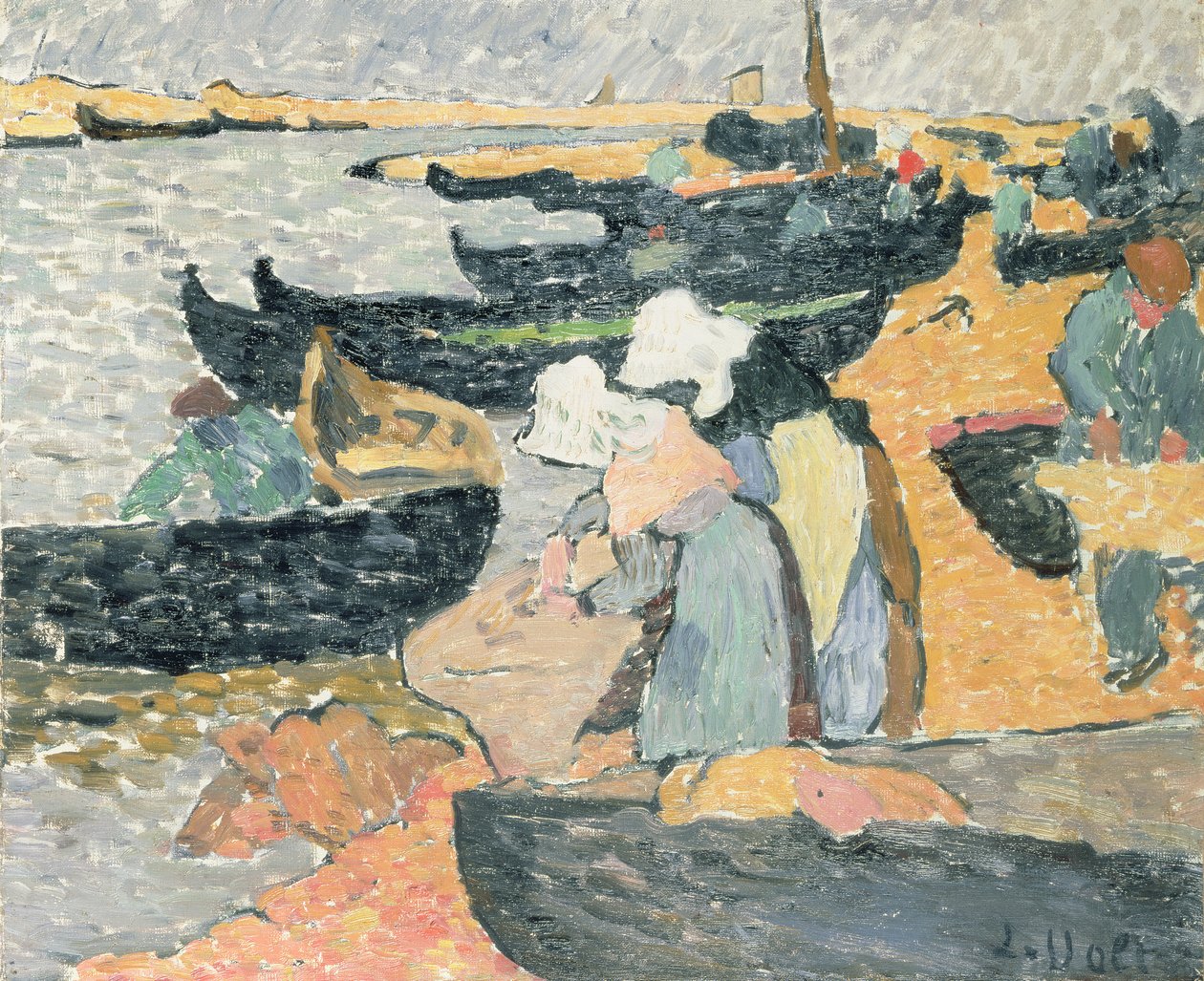 Oyster Shellers af Louis Valtat