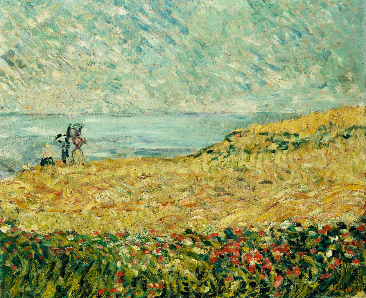 The Walk (olie på lærred) af Louis Valtat
