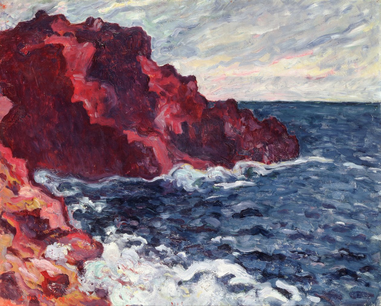 Violet klipper af Louis Valtat