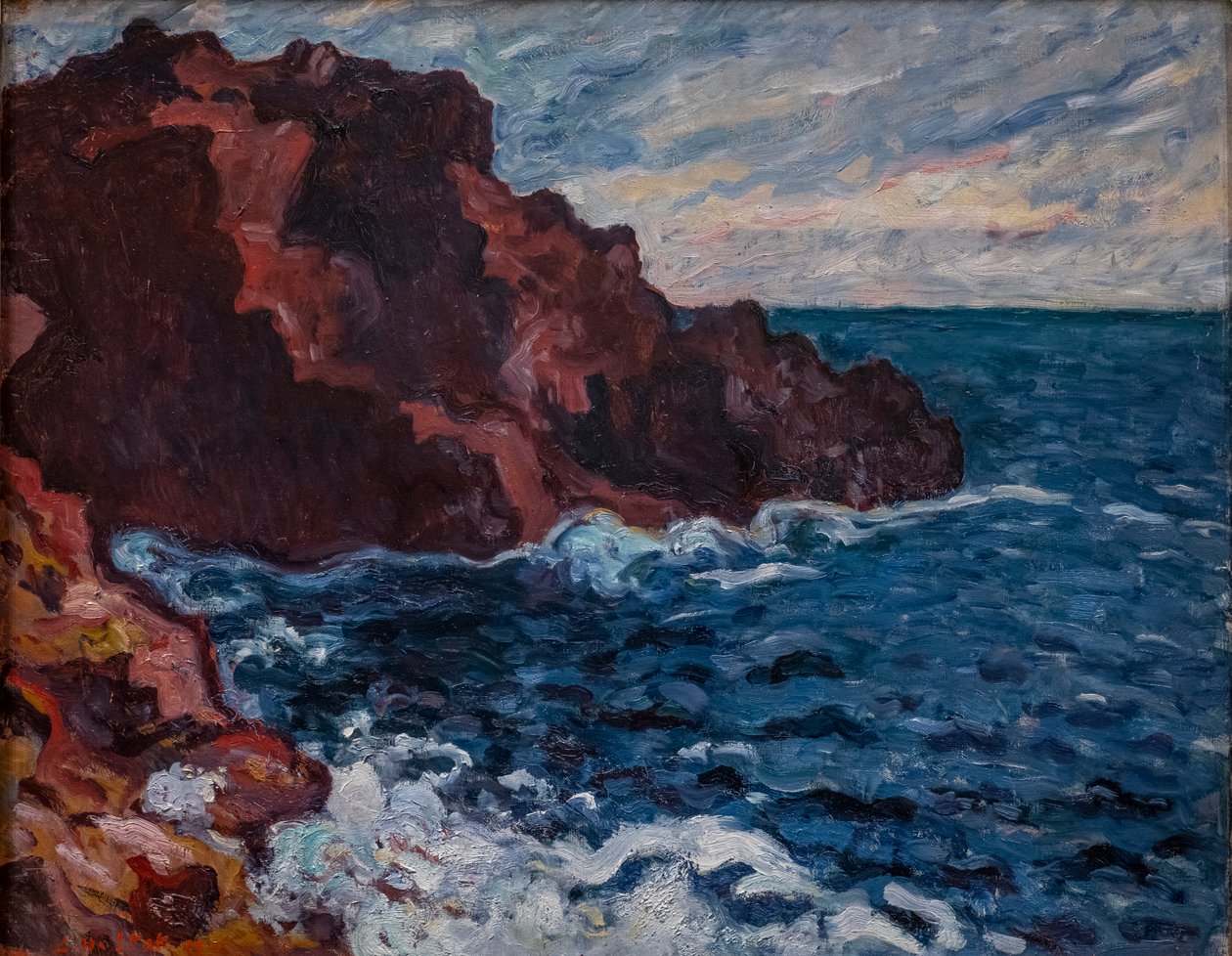 Violet sten (Havvande) af Louis Valtat