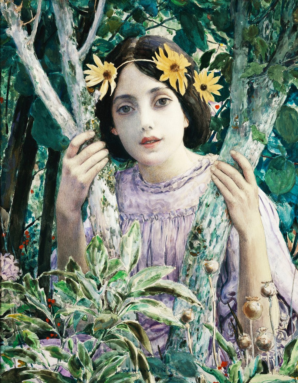 Idyll, af Louis Welden Hawkins