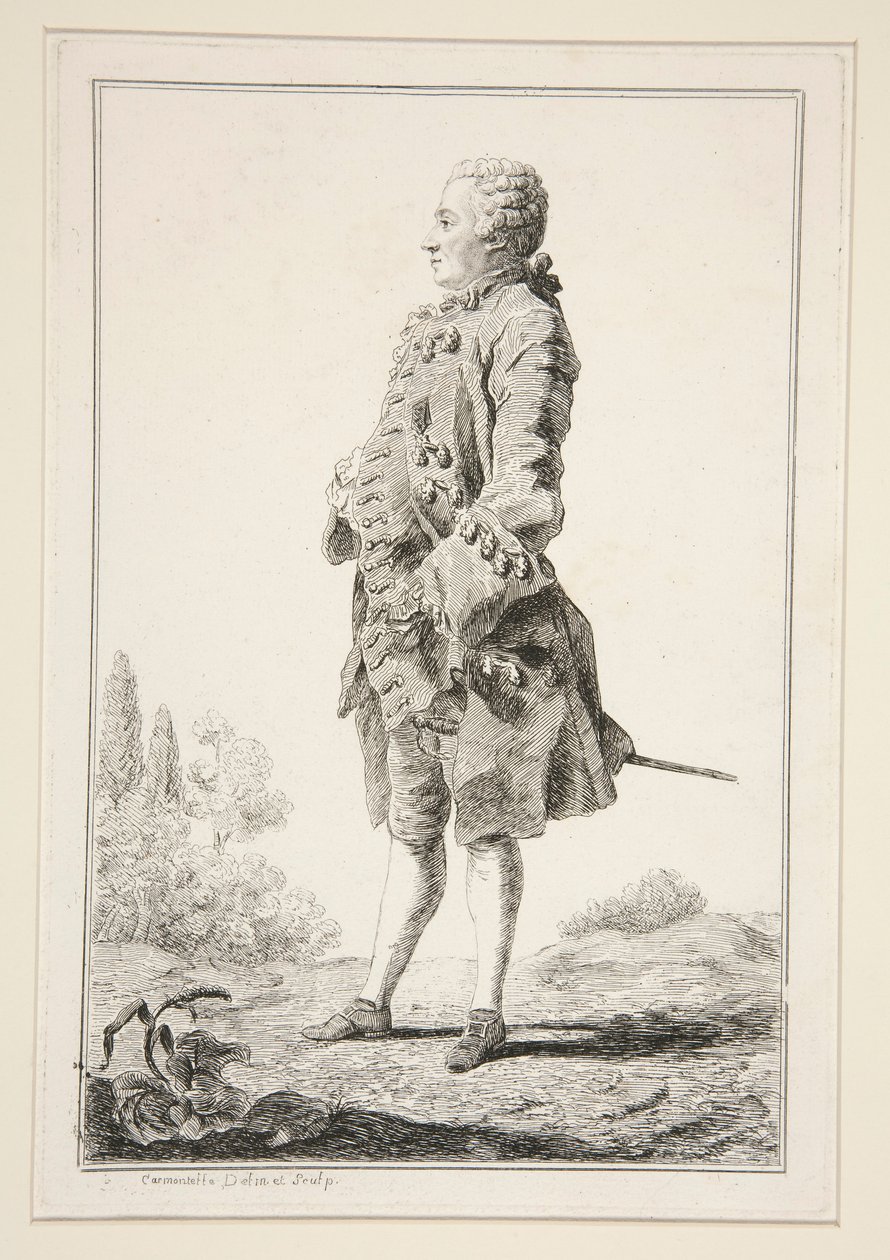 Baron af Bezenval af Louis de Carmontelle