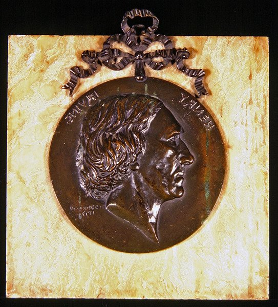Portræt af Henry Irving af Louisa E. Blacker