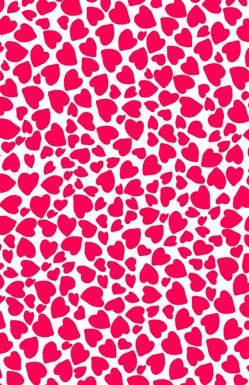 Animal Print Heart, 2014 (digitalt billede) af Louisa Hereford