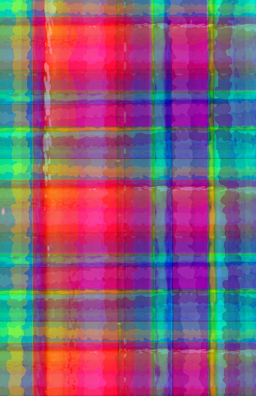 Bright Plaid (digital) af Louisa Hereford