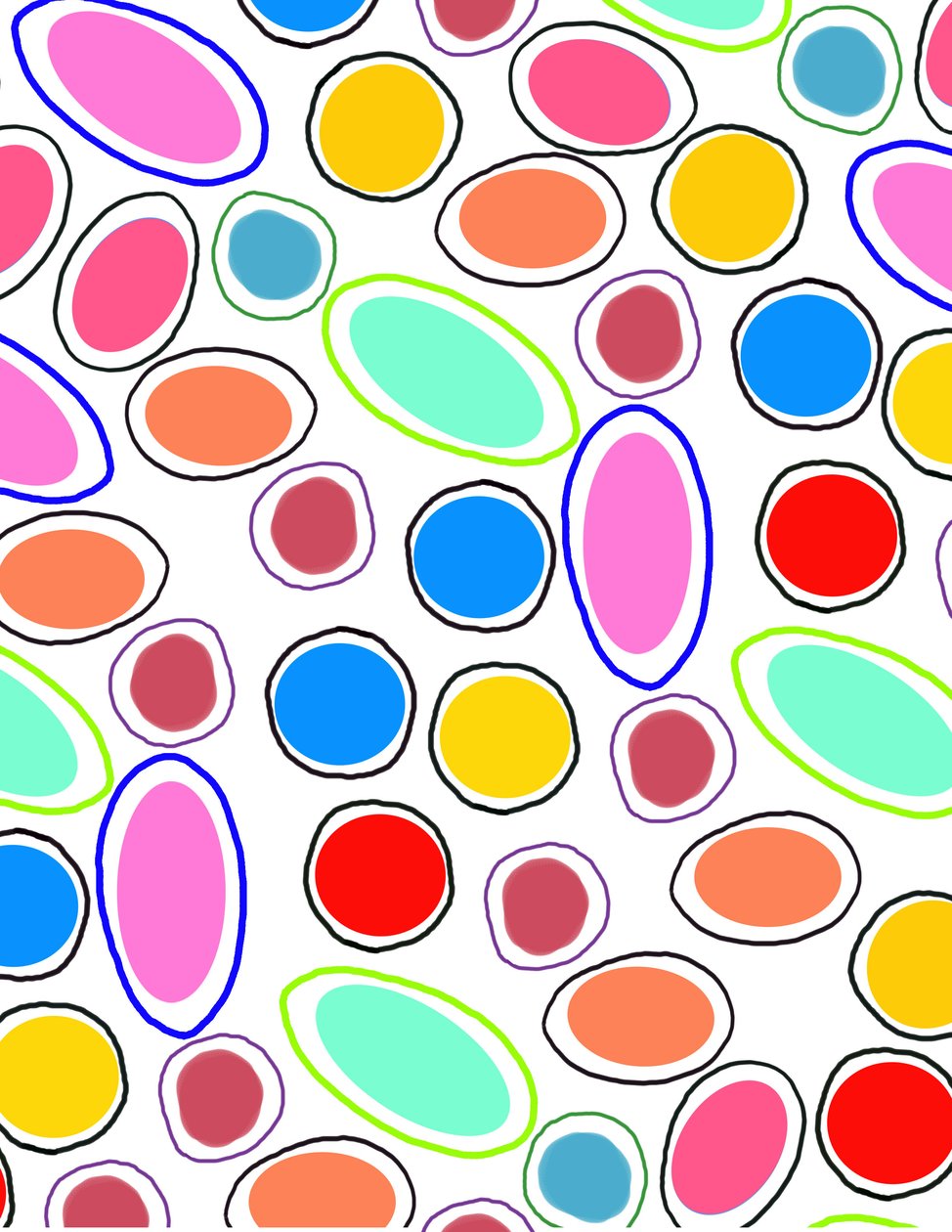 Candy Spots (digital) af Louisa Hereford