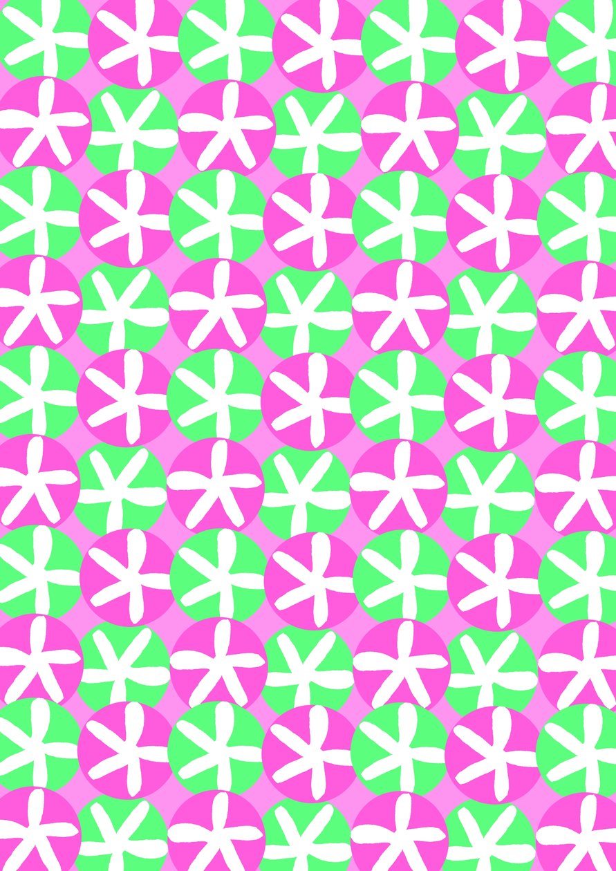 Blomster og pletter (digitale) af Louisa Hereford