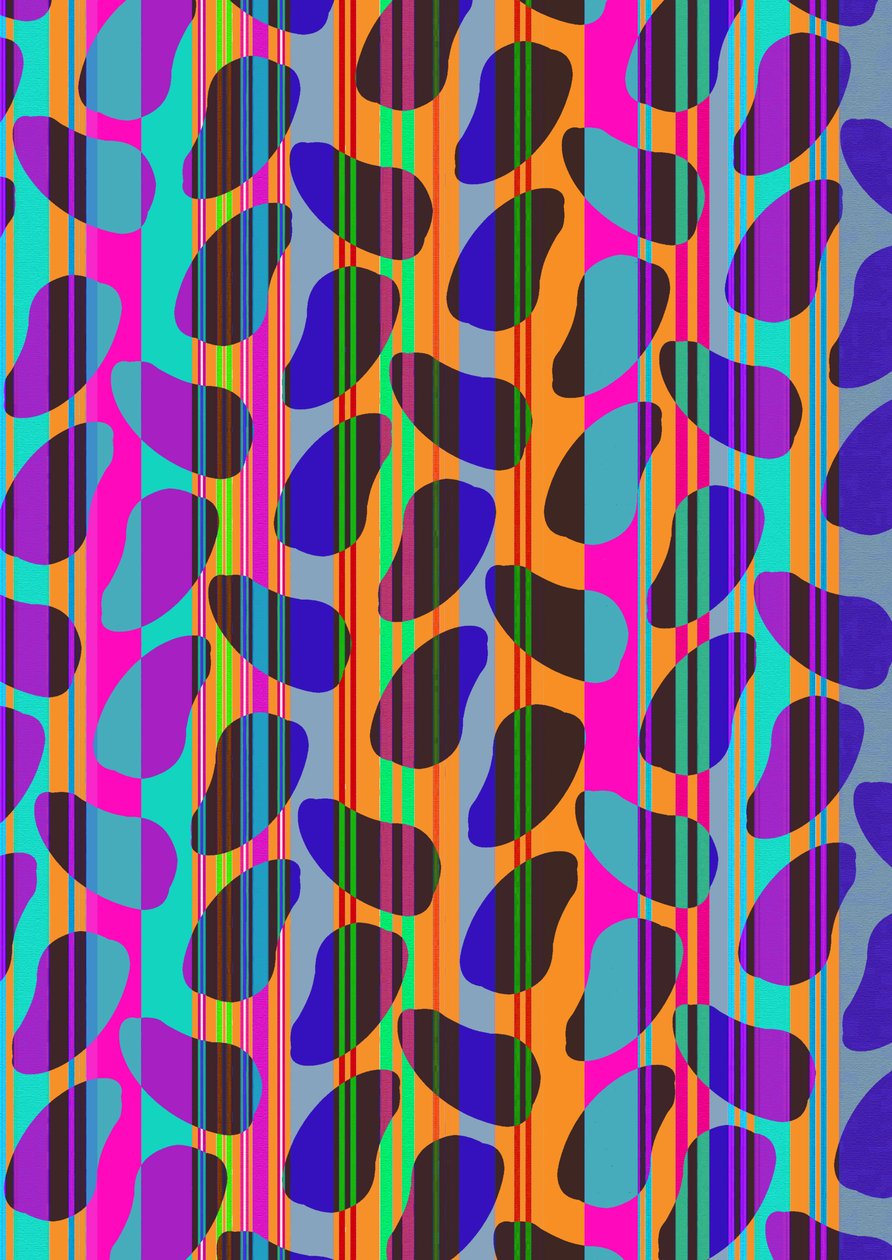 Stripe Beans (digitale) af Louisa Hereford