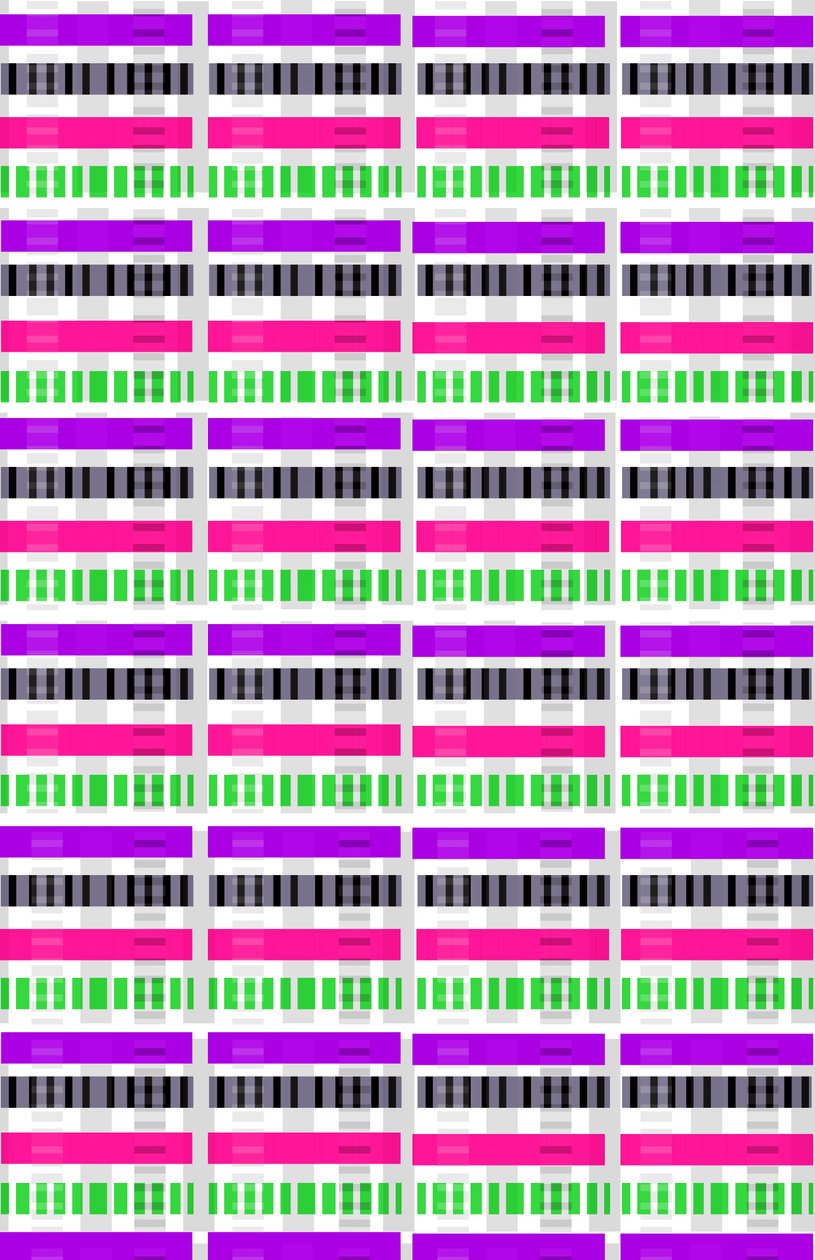 Stripe and Check, 2014 (digitale medier) af Louisa Hereford
