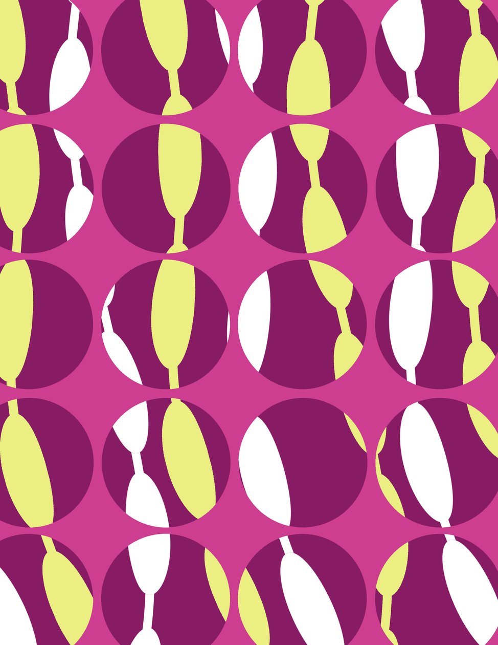 Swirly Stripe (digital) af Louisa Hereford
