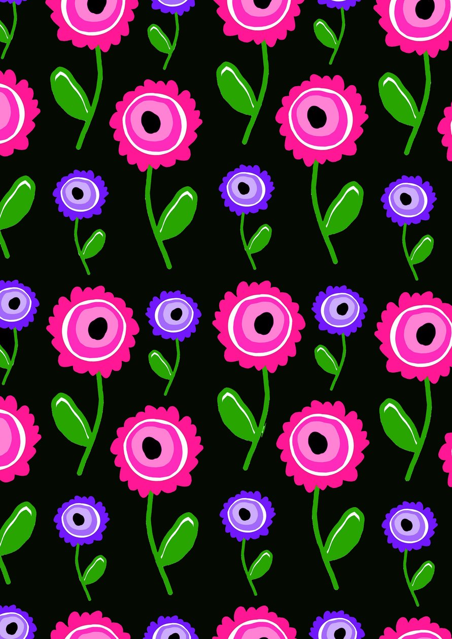 Unge blomster (digitale) af Louisa Hereford