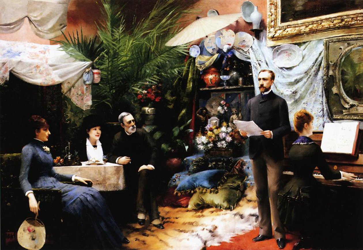 En eftermiddagssang, 1885 af Louise Abbéma