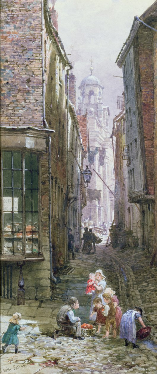 Street Urchins af Louise Ingram Rayner