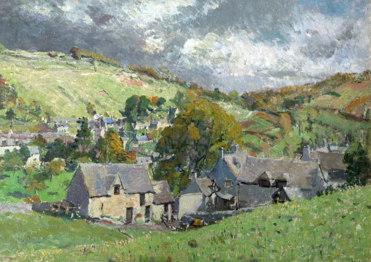 A Gloucestershire Village, 1919 af Louise Pickard