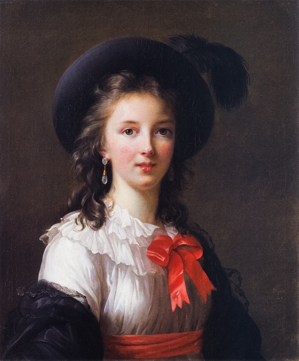 Selvportræt af Elisabeth Louise Vigee Lebrun