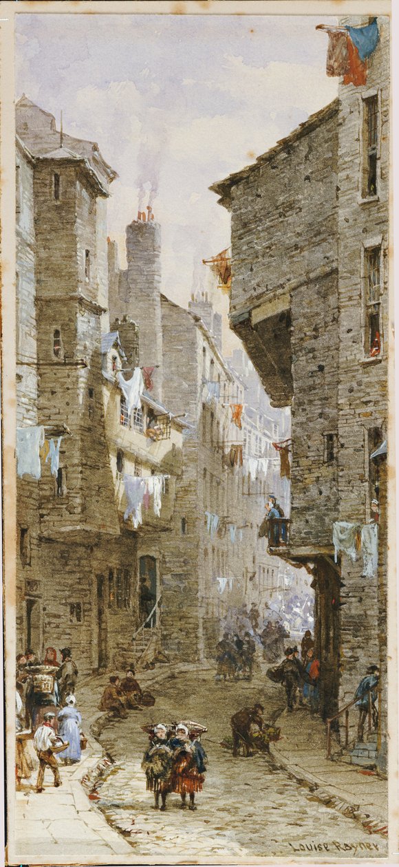 Gadebillede i Edinburgh af Louise Ingram Rayner