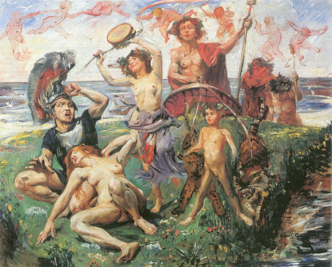 Ariadne på Naxos af Lovis Corinth