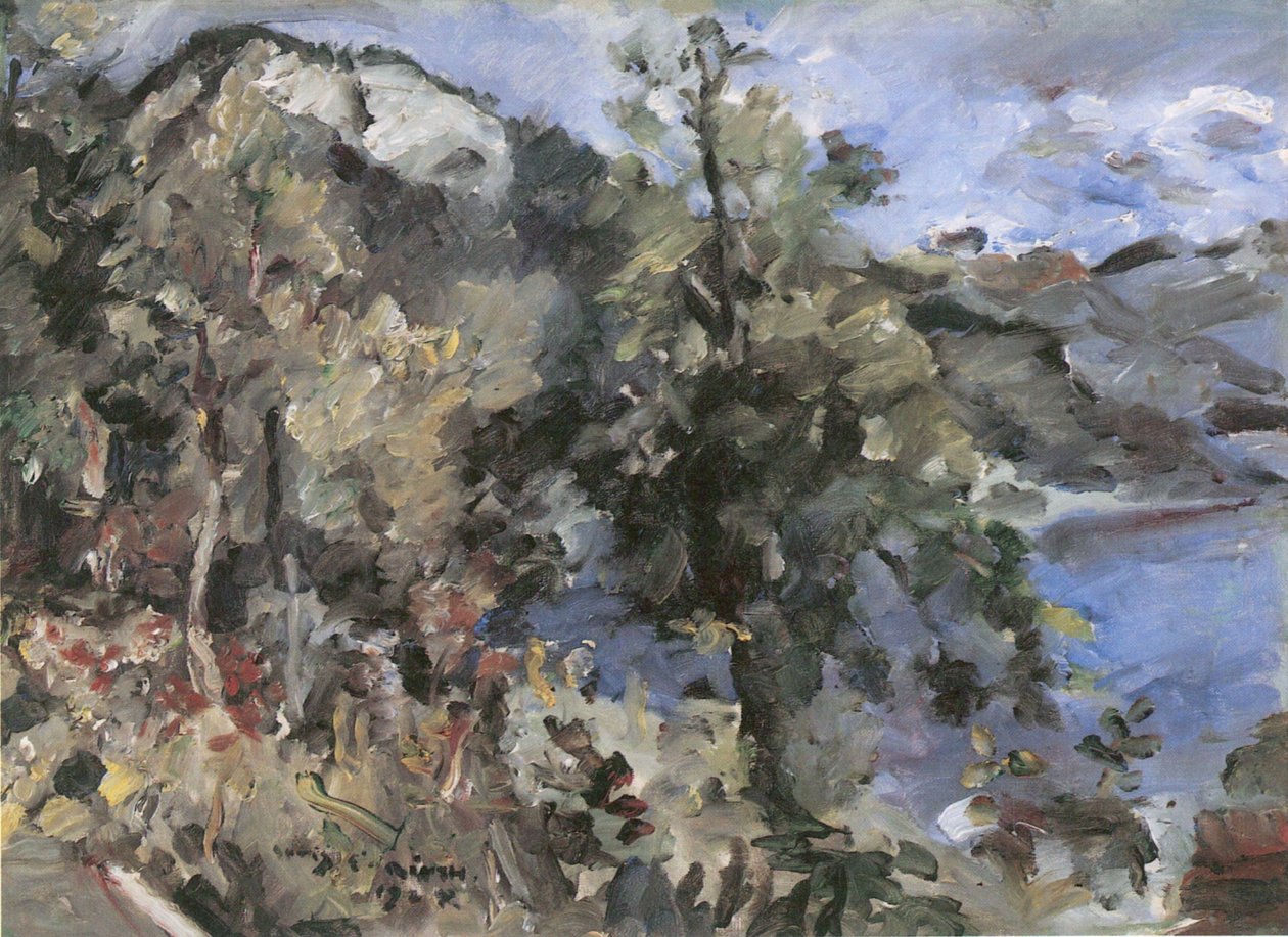 Jochberg på Walchensee af Lovis Corinth