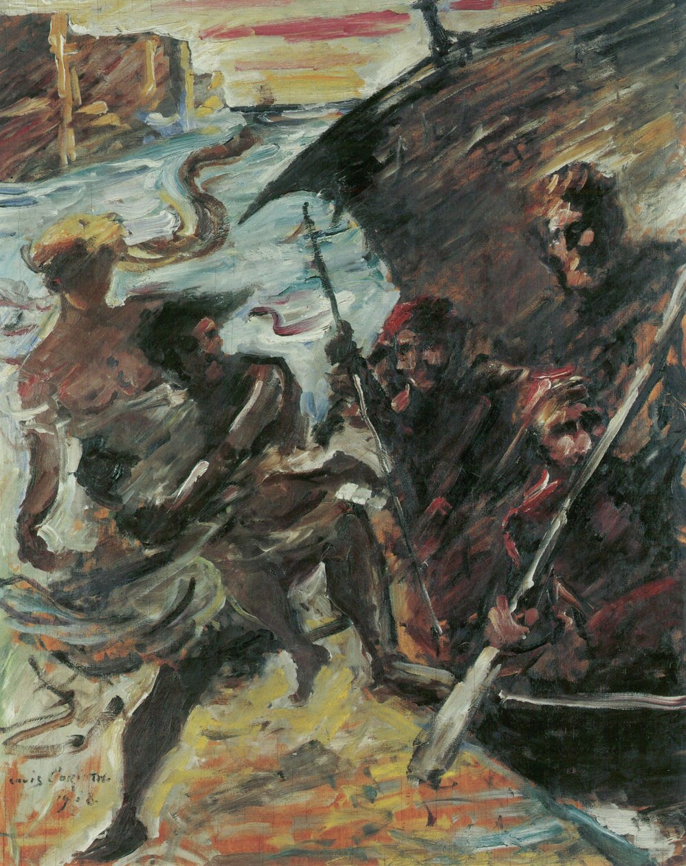 Kvinderøveri af Lovis Corinth