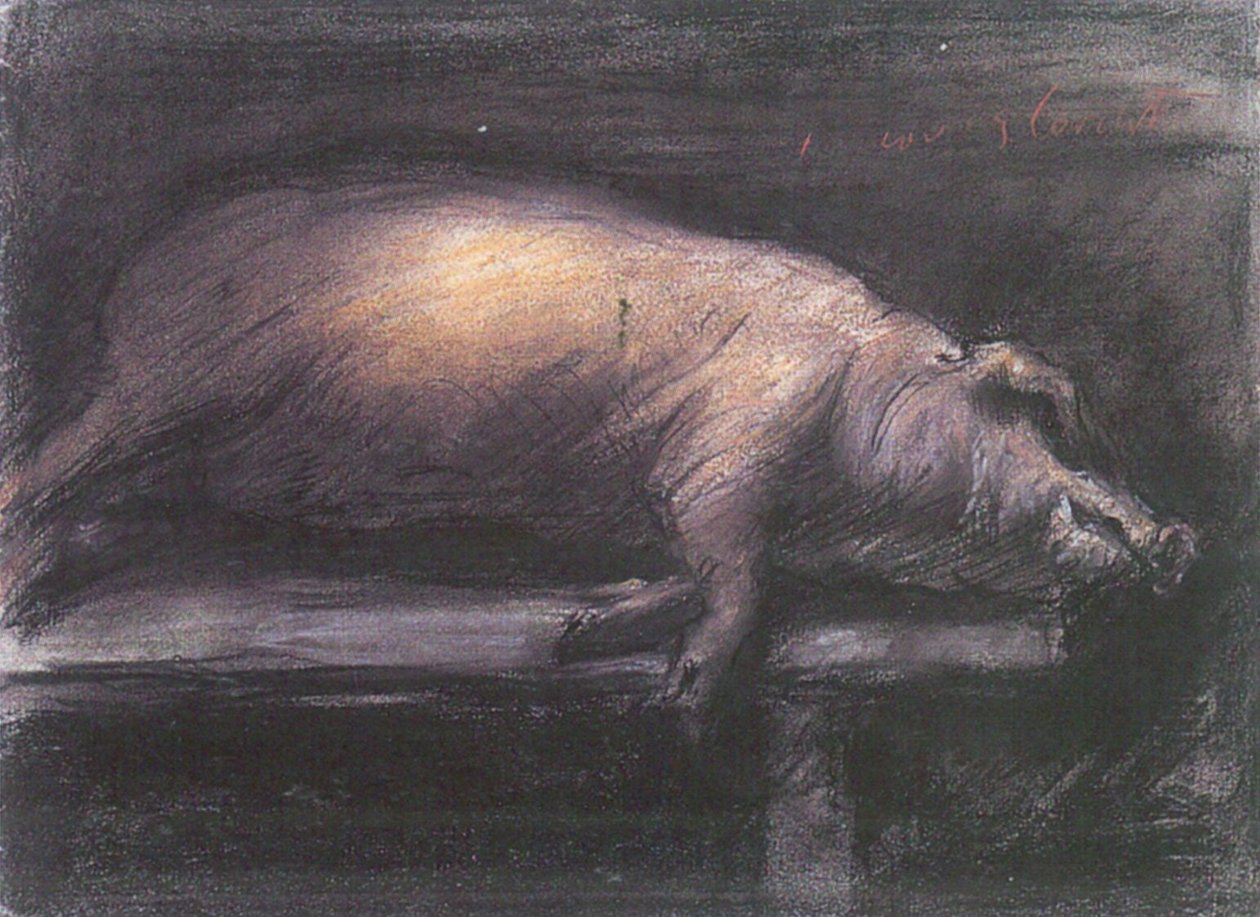 Slagtet Pign af Lovis Corinth