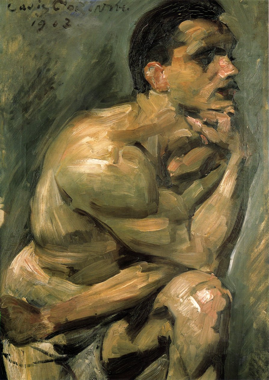 Mannlicher Halbaktn af Lovis Corinth