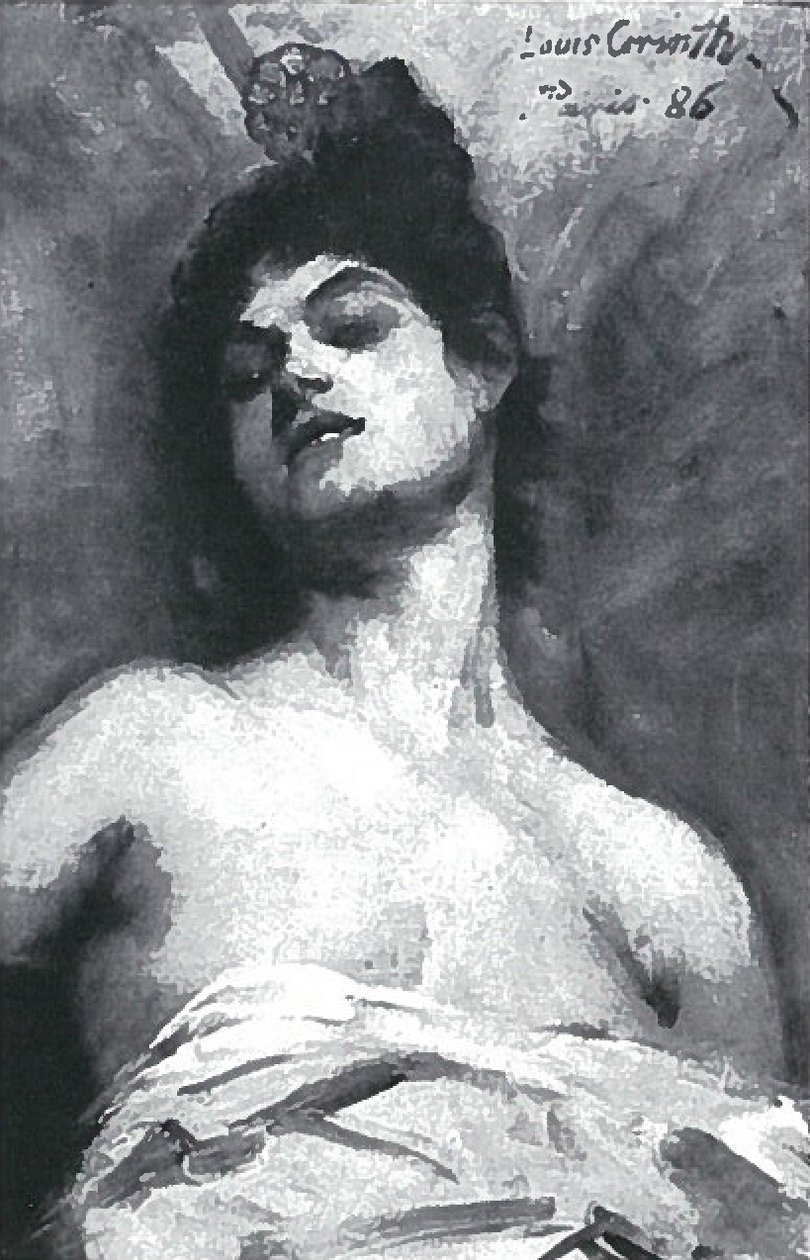 Pariser med høj kam af Lovis Corinth