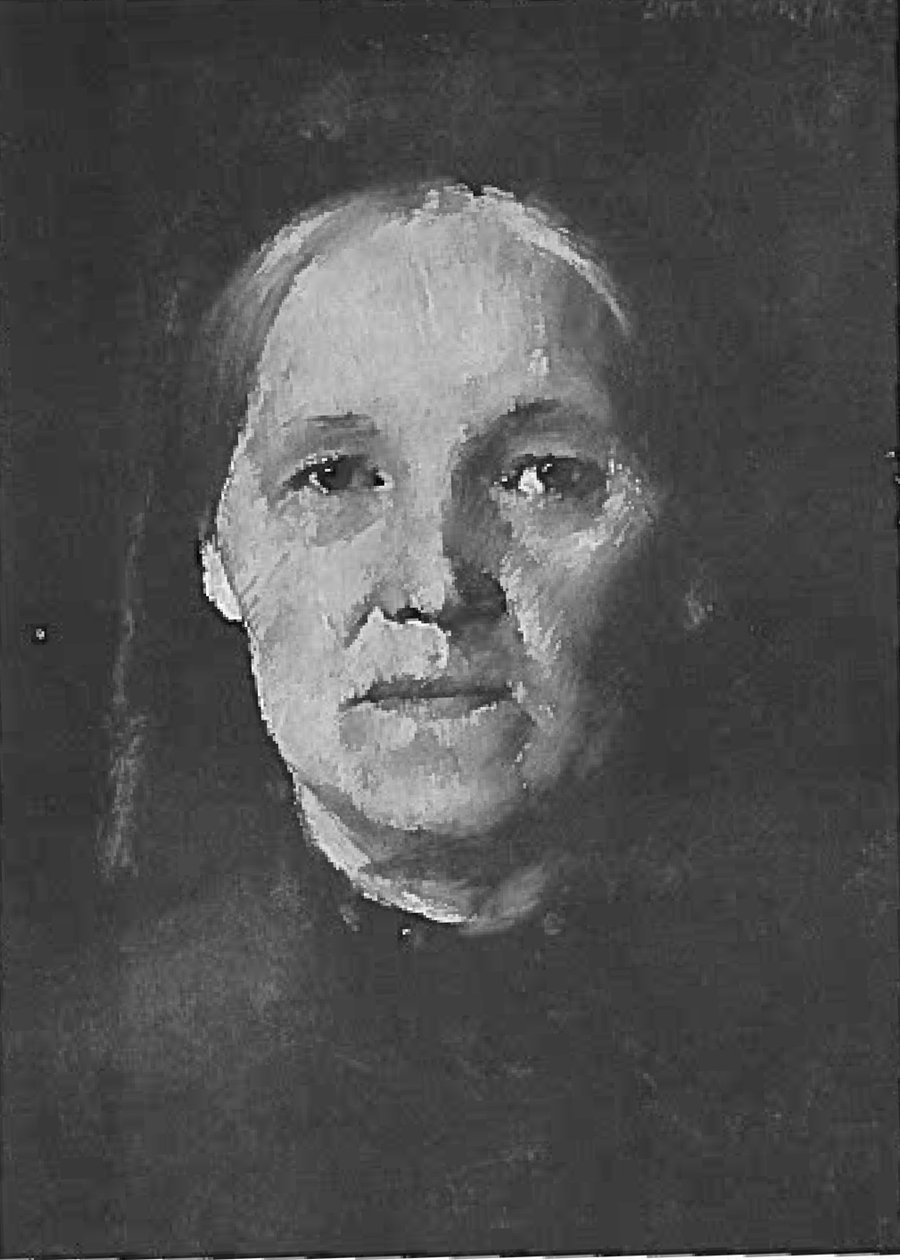 Portræt af fru Schwartzn af Lovis Corinth