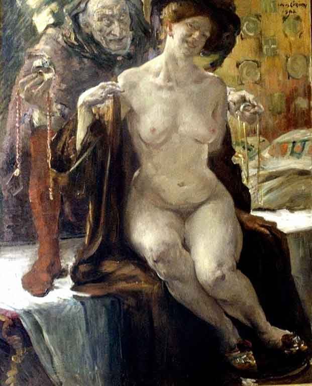  Verfuhrungn af Lovis Corinth