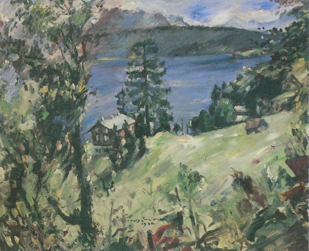 Walchenseelandschaftn af Lovis Corinth
