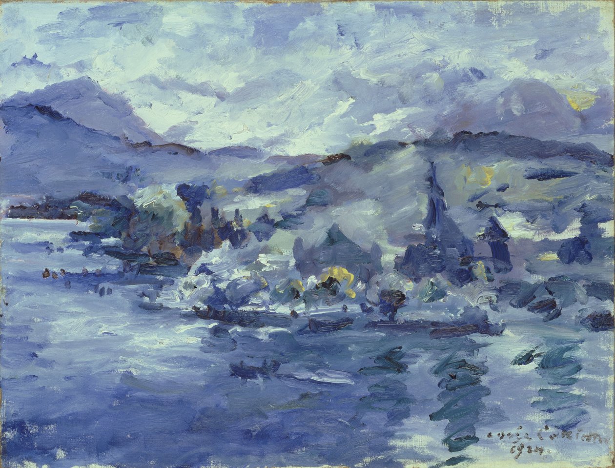 Eftermiddag ved Luzern-søen, 1924 af Lovis Corinth