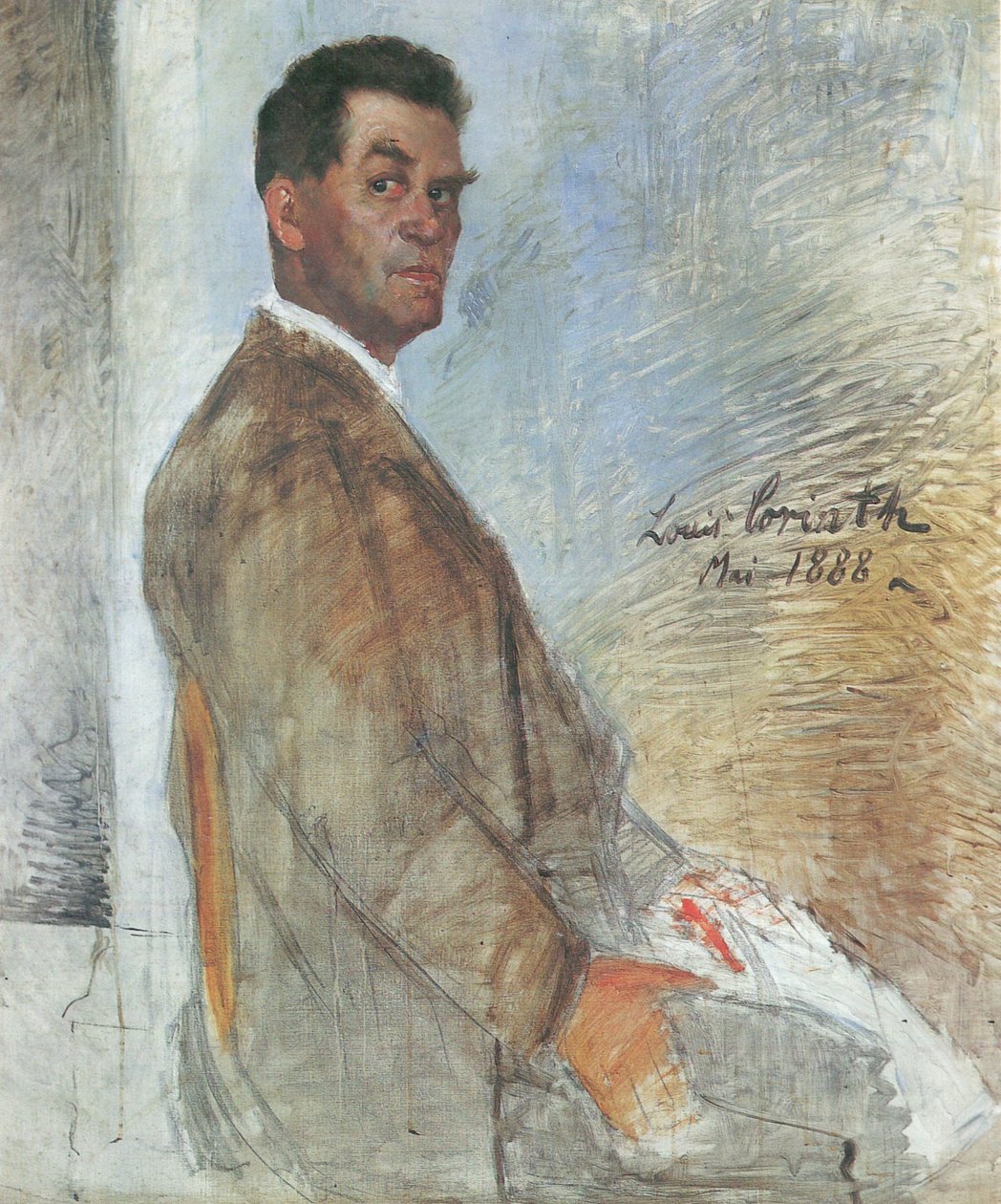 Portræt af Franz Heinrich Corinth af Lovis Corinth