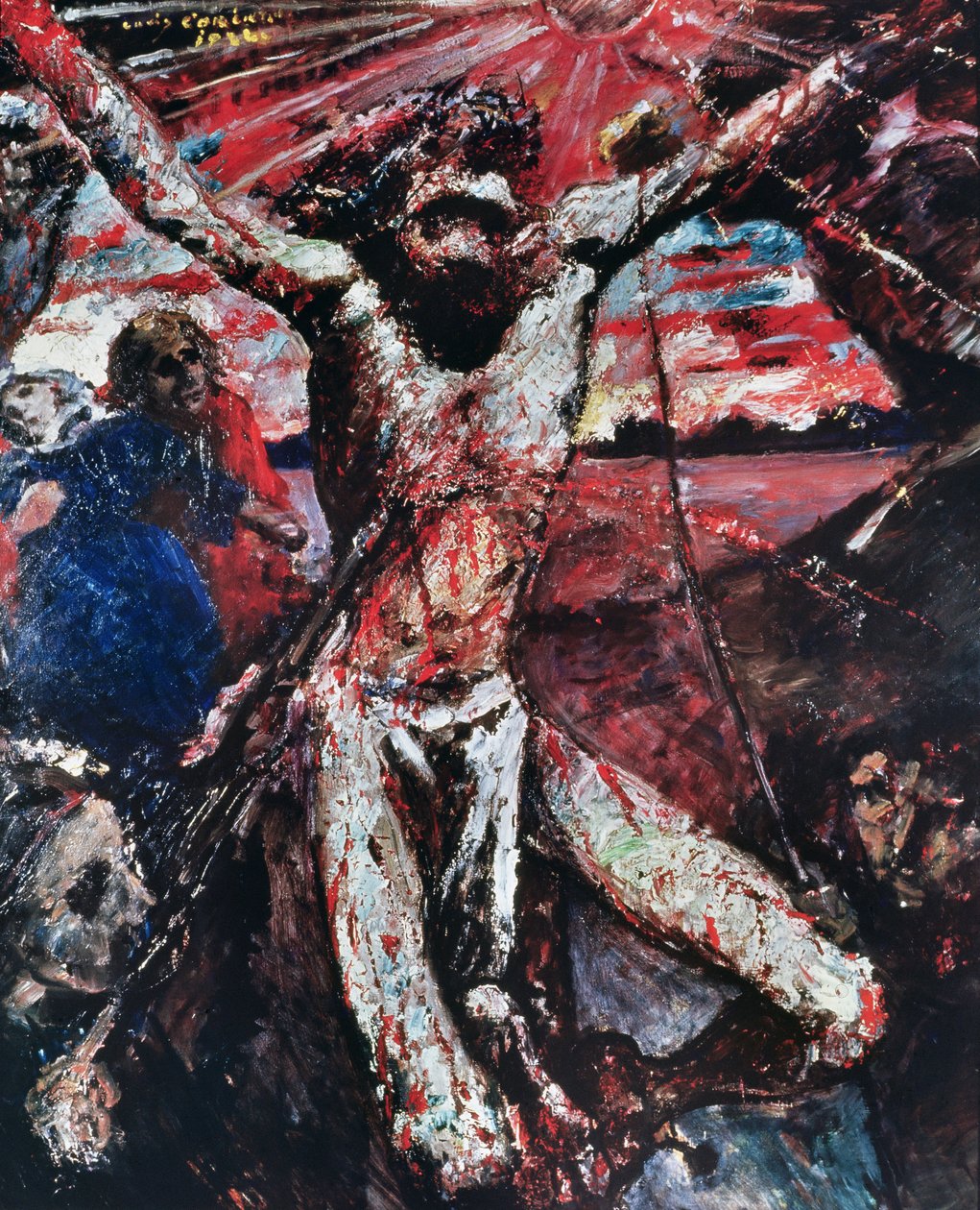 Den røde Kristus, 1922 af Lovis Corinth