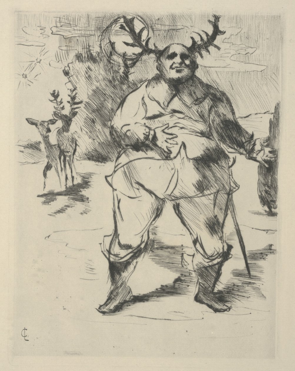 Falstaff af Lovis  Corinth