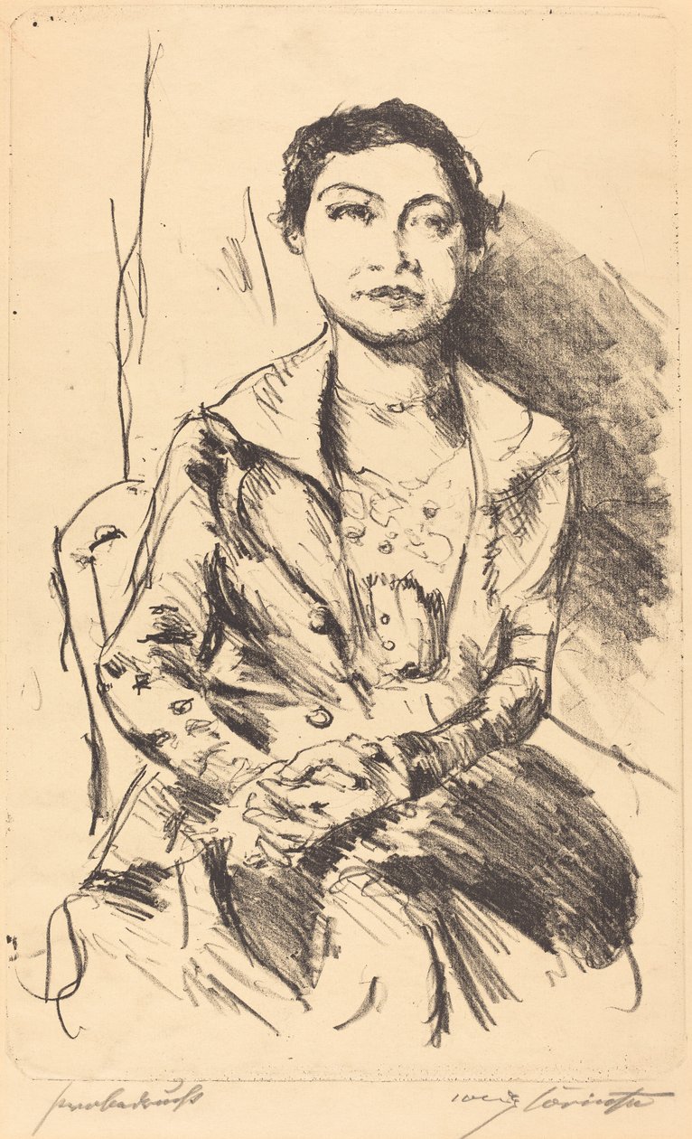 Anneliese Halbe, 1918. af Lovis Corinth