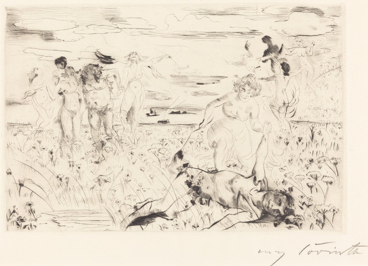 bachchanal af Lovis Corinth