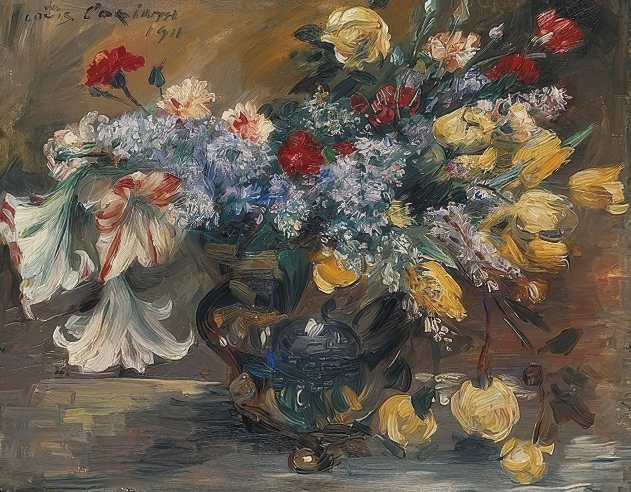 Flot blomster. 1911 af Lovis Corinth