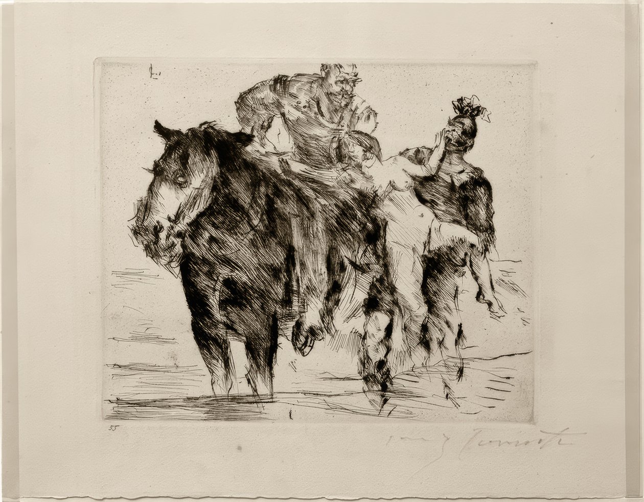 Kvinde røveri af Lovis Corinth
