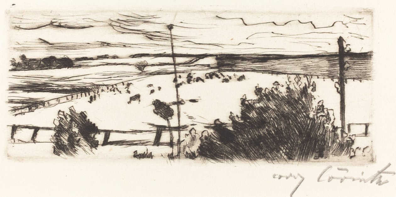 Coast Seascape, 1916. af Lovis Corinth