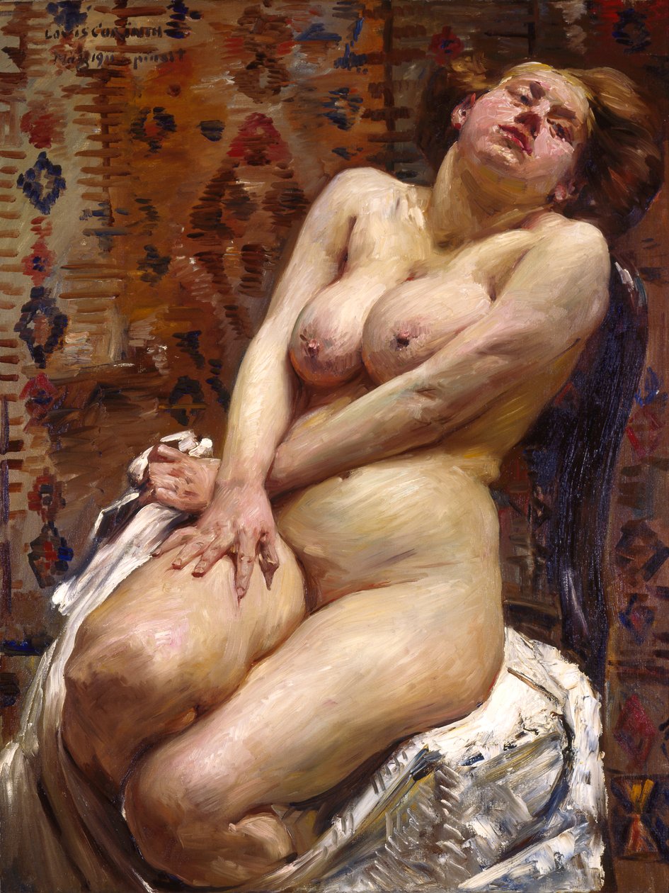Nana, nøgen kvinde af Lovis Corinth