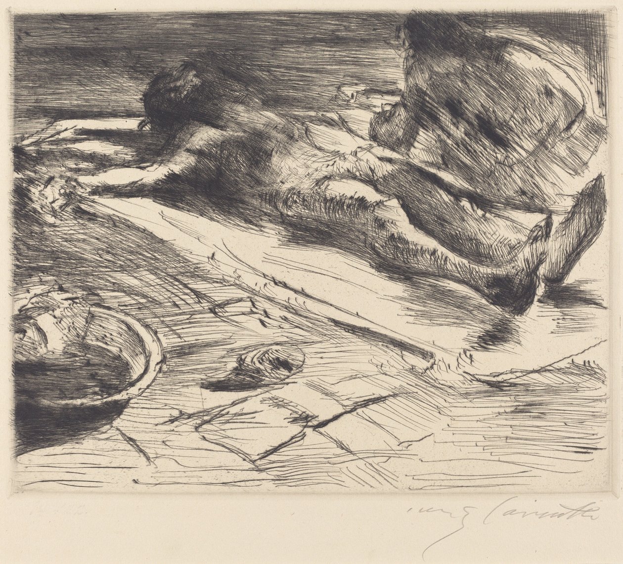 Pietà, 1920. af Lovis Corinth